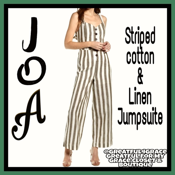 Anthropology J.O.A. Tie backing Linen - Picture 3 of 13